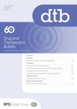 Drug and Therapeutics Bulletin: 62 (9)
